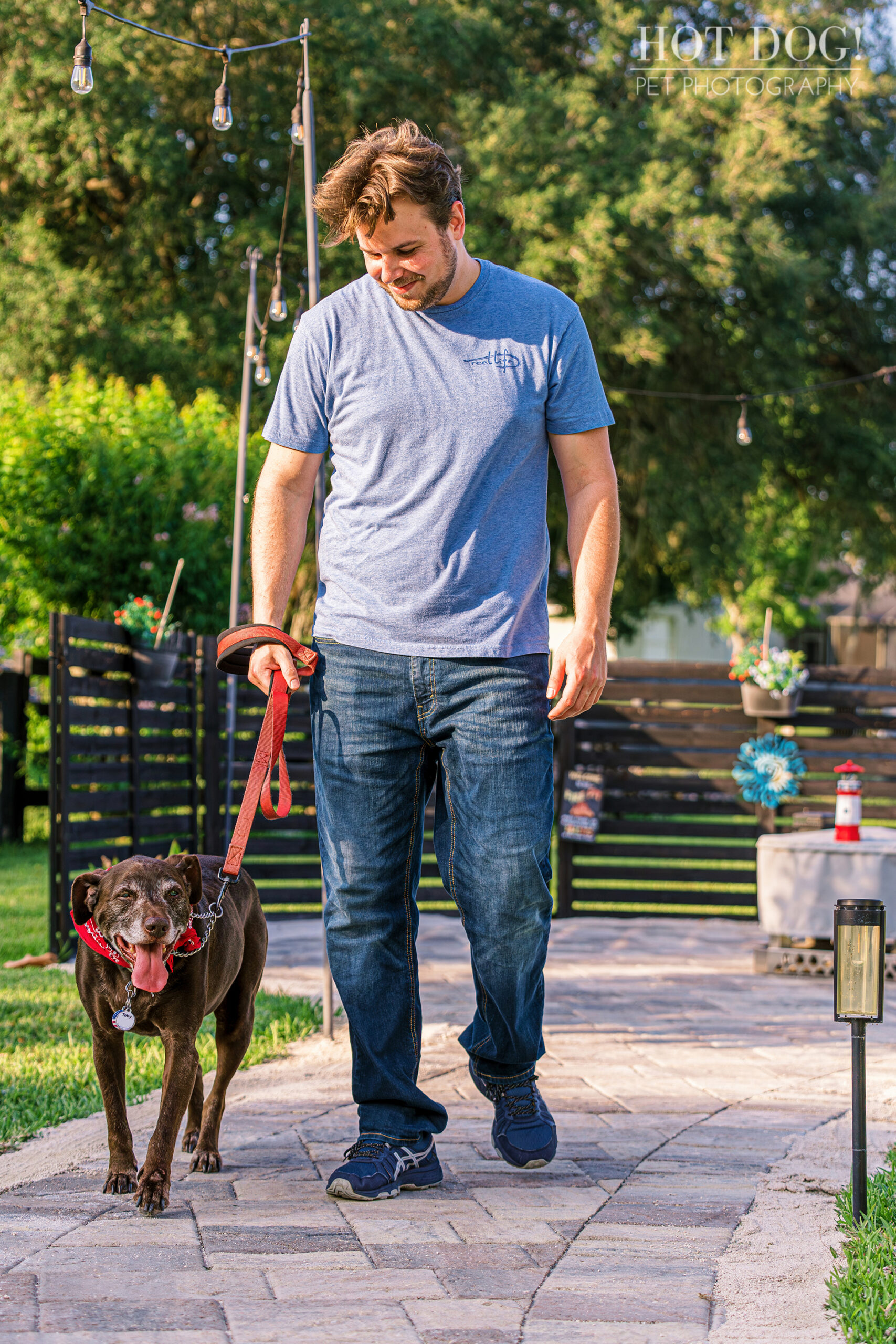 Senior Dog Photography: Capturing the Unbreakable Bond Between Toby and Tyler.